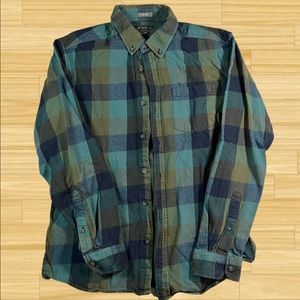Eddie Bauer Mens Button Up Flannel Classic Fit Cotton